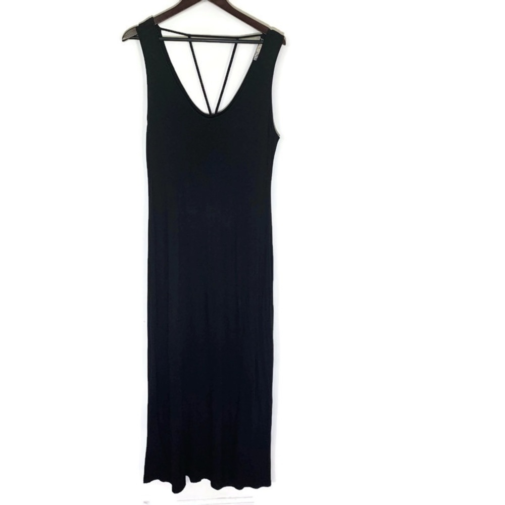 Pink Republic Knit Maxi Dress Black XL
